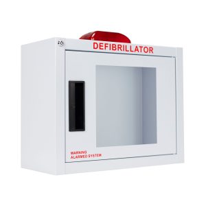 Compact AED Cabinet with Alarm and Strobe