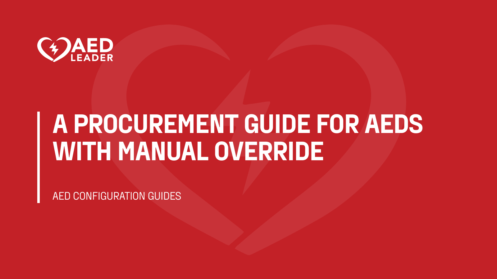 A procurement guide for AEDs with manual override (1)